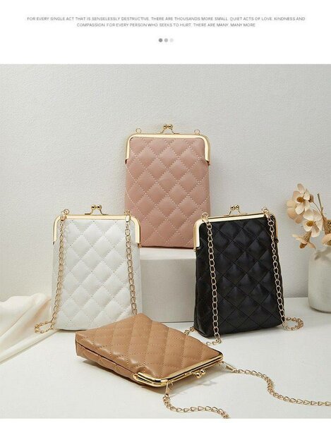 Sac bandoulière élégant matelassé