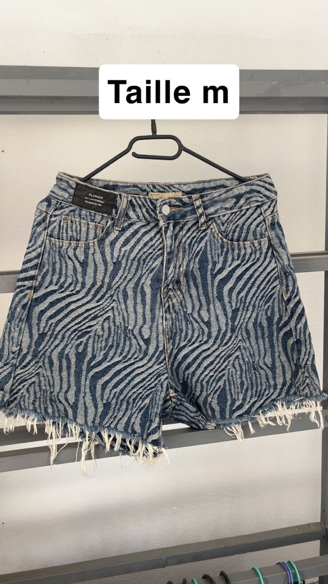 Shorts en jean et motifs pour femmes