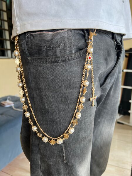 Chaîne de pantalon bijou élégant