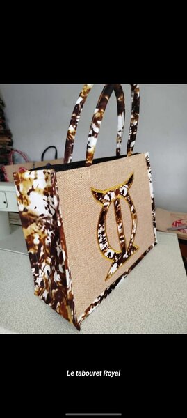Sac cabas en toile de jute