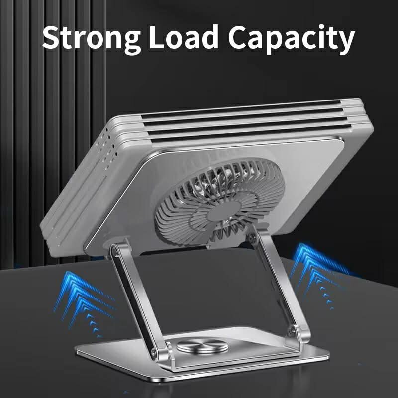 Support ordinateur avec ventilateur