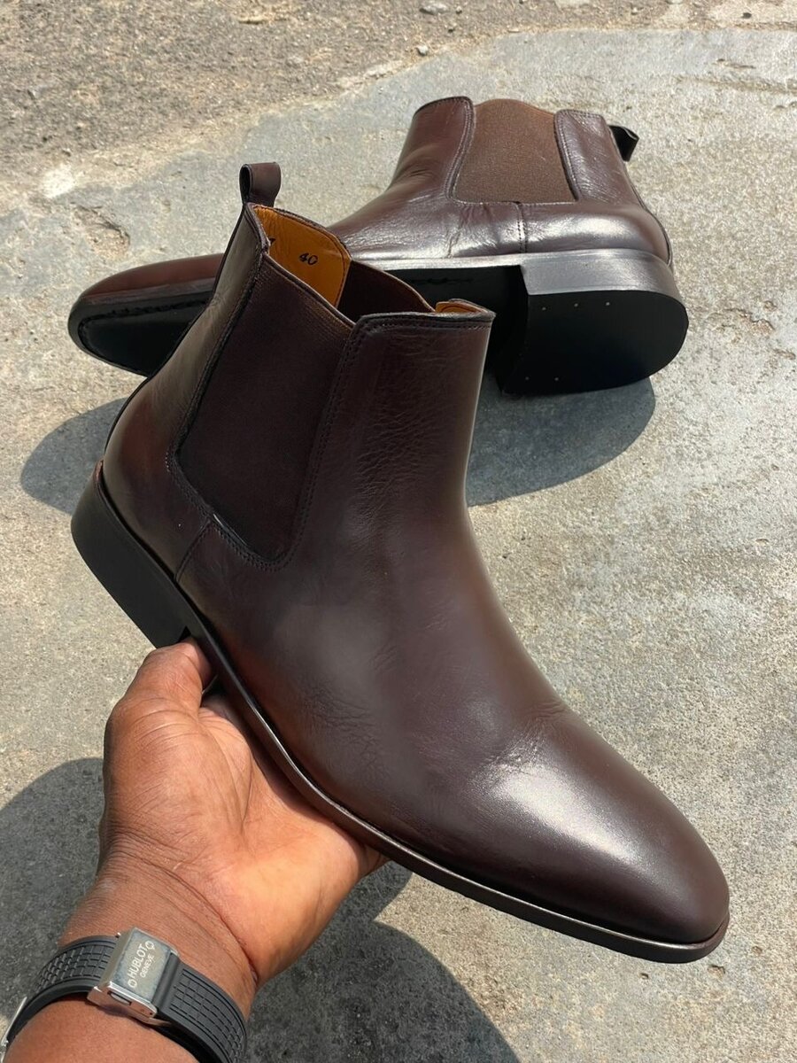 Bottes Chelsea Homme Cuir Élégantes