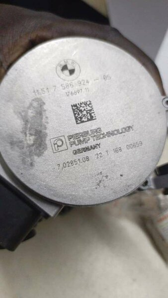 Bmw n52 electric water pump