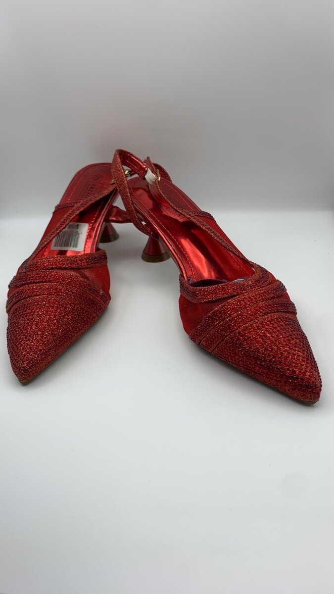 Lovely RED Slingback heels available
