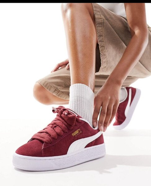 Puma suede rouge bordeaux