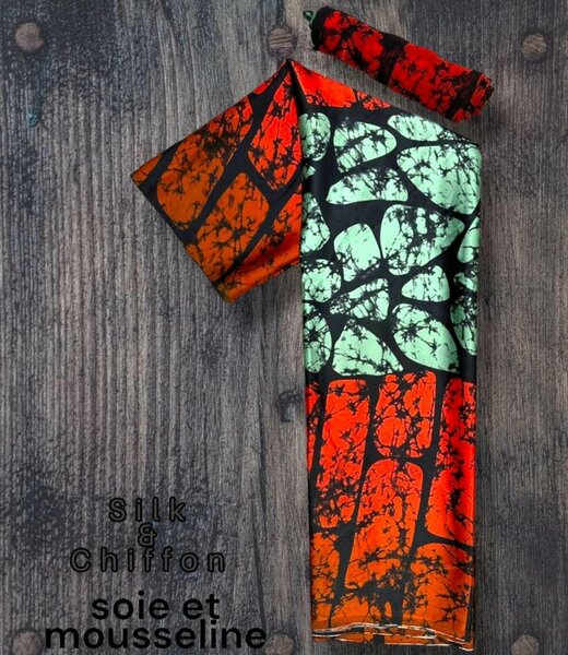 Silk/Chiffon combo