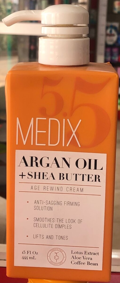 MEDIX ARGAN OIL + SHEA BUTTER CREAM 444ML