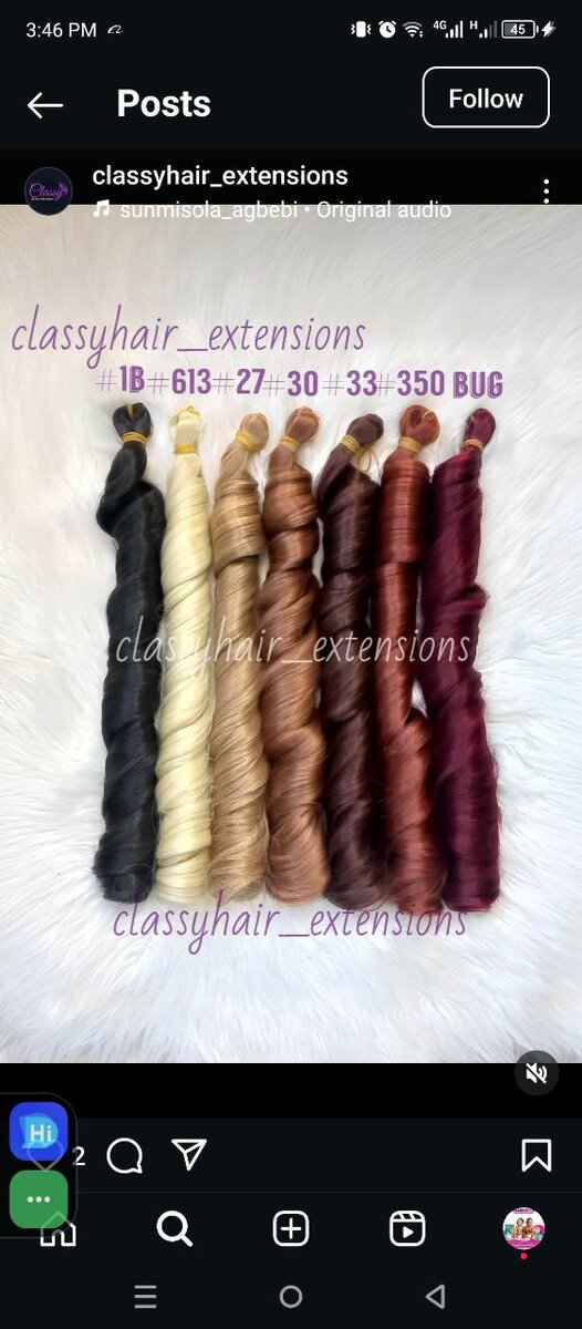 French curls extensions