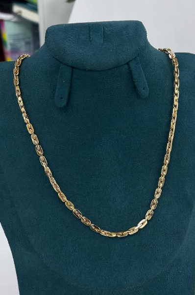 Позолоченные цепочки с пробой 585