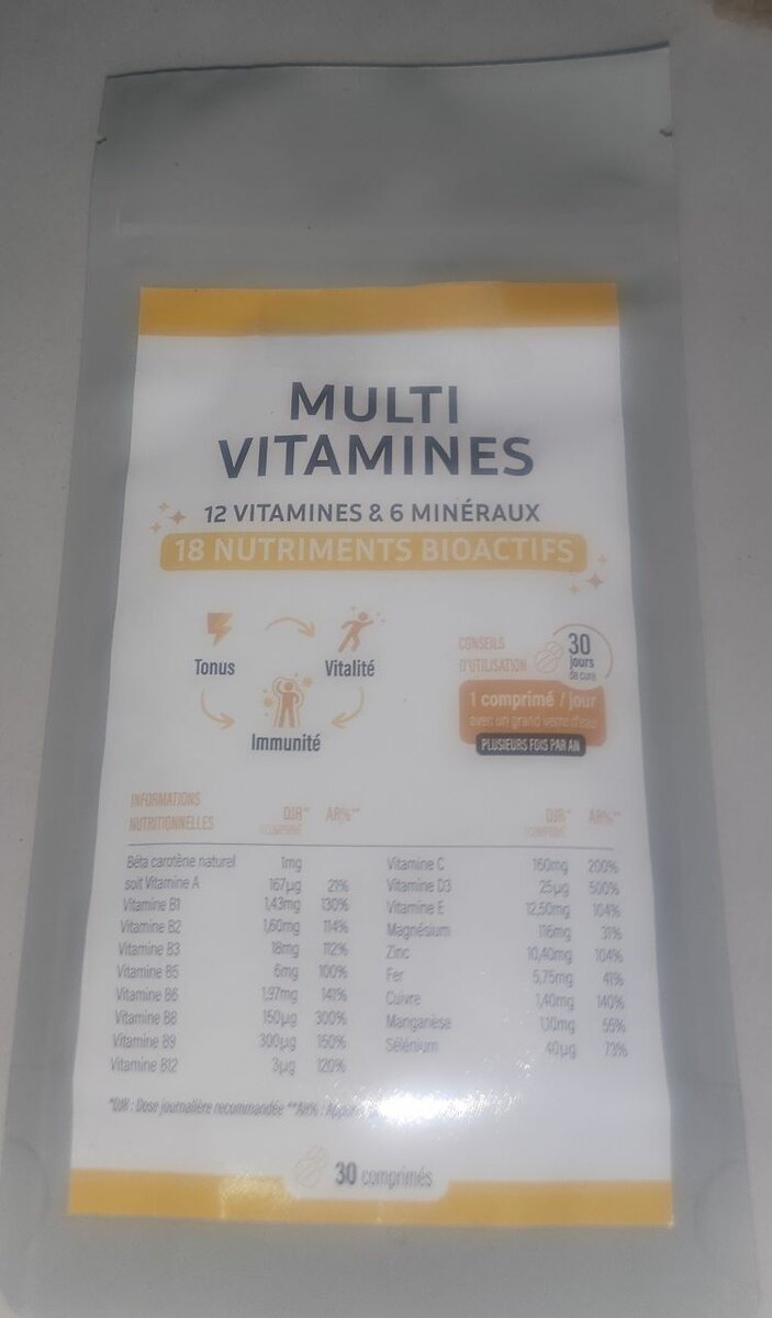 Multivitamines 12+6 Complexe