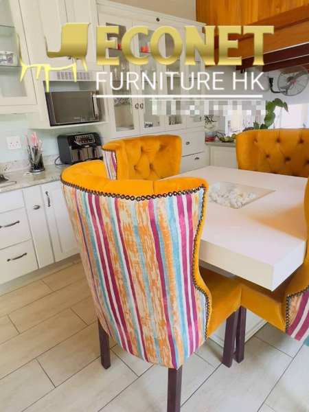 Kitchen furniture, table with 4 armchairs