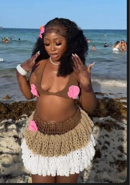 Maillot de bain crochet bohème