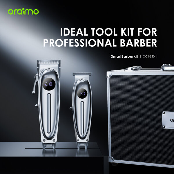 ORAIMO SMART BARBER KIT SUPER POWERFUL MOTOR