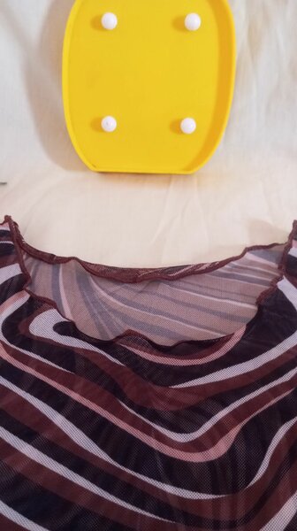 Top débardeur transparent