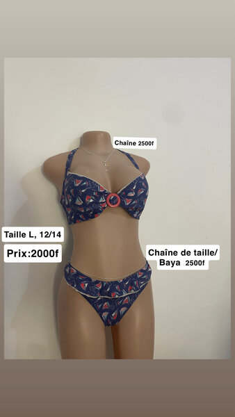 Chic Patterned Bikini Set
