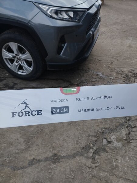 Niveau en alliage d'aluminium 200cm Force
