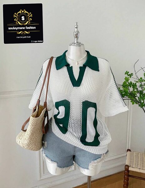 Pull en maille ajourée chic