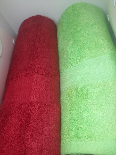 Une grande serviettes