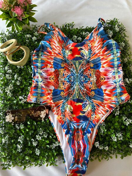 Bikini 1 pièce multicolore