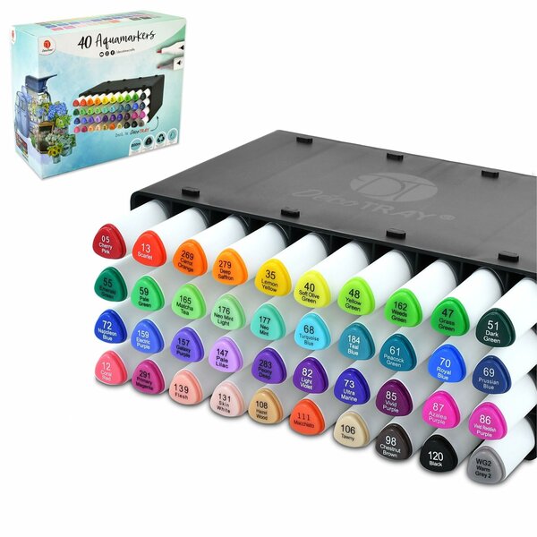40 Color Marker Set