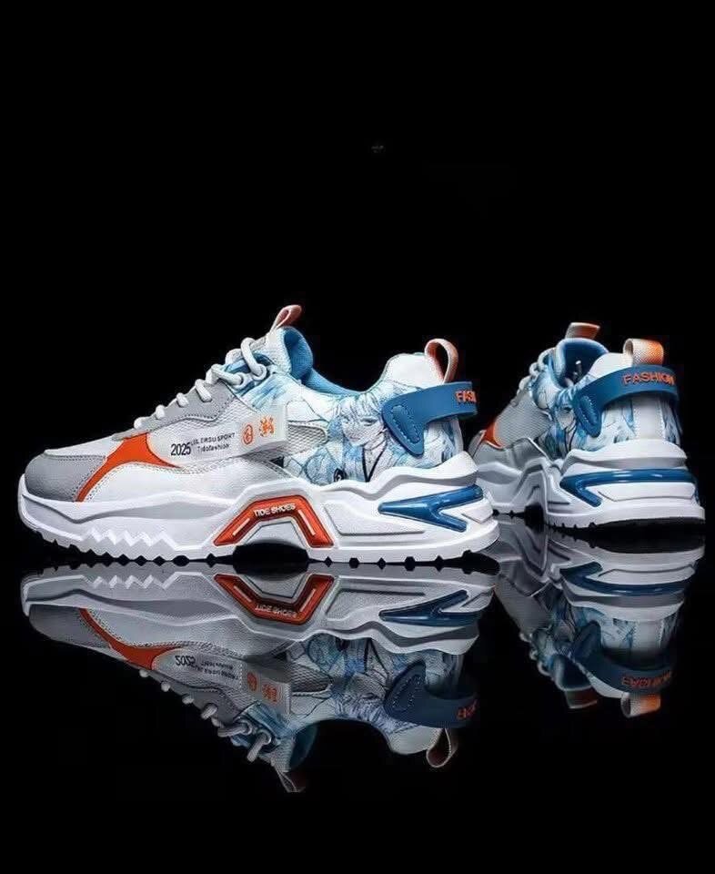 Baskets tendance colorées