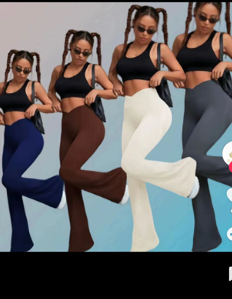 Pantalons évasés femme