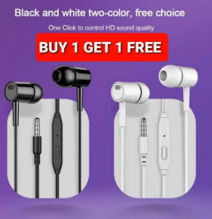Lamyik L29 Wired Earphone Handfree High Bass Stereo In-Ear Earphones With Microphone