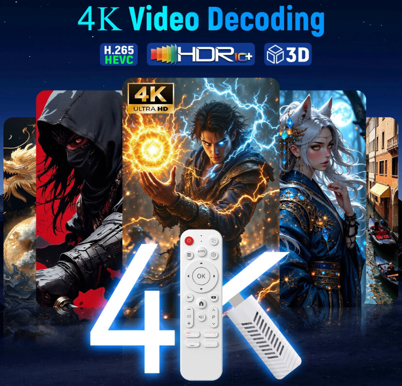 Clé TV 4K Android i96 D11
