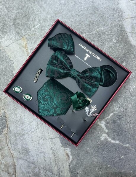 Coffret de cravate et nœud papillon