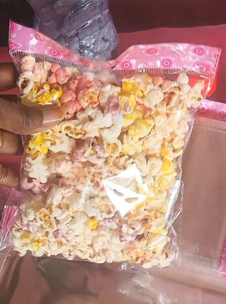 Sachet adhésif pour pop-corns