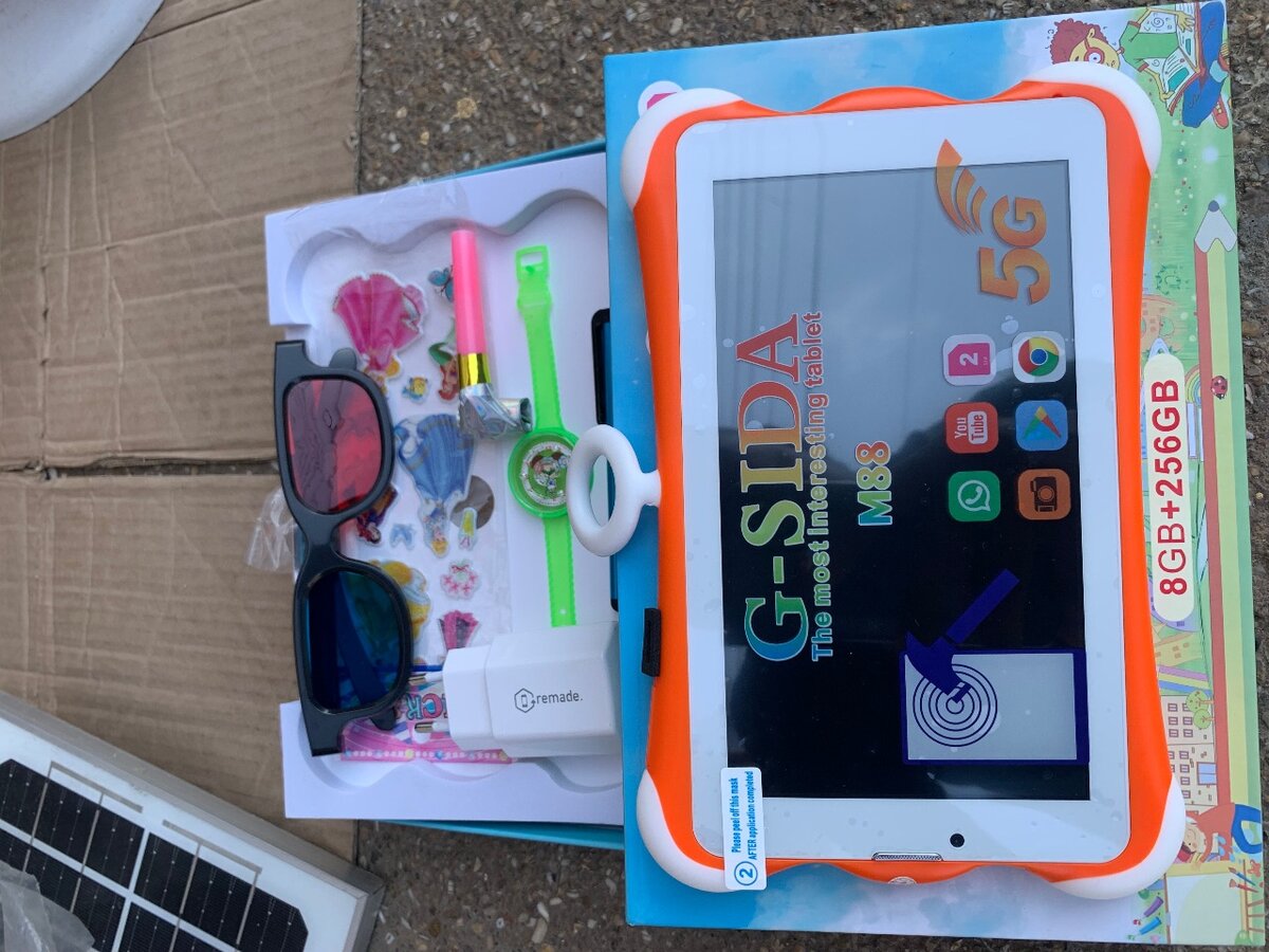 G-Sida 256GB kids tablet