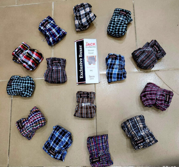 Boxers en coton pour hommes