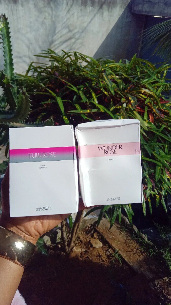 Zara , wonder rose et tuberose