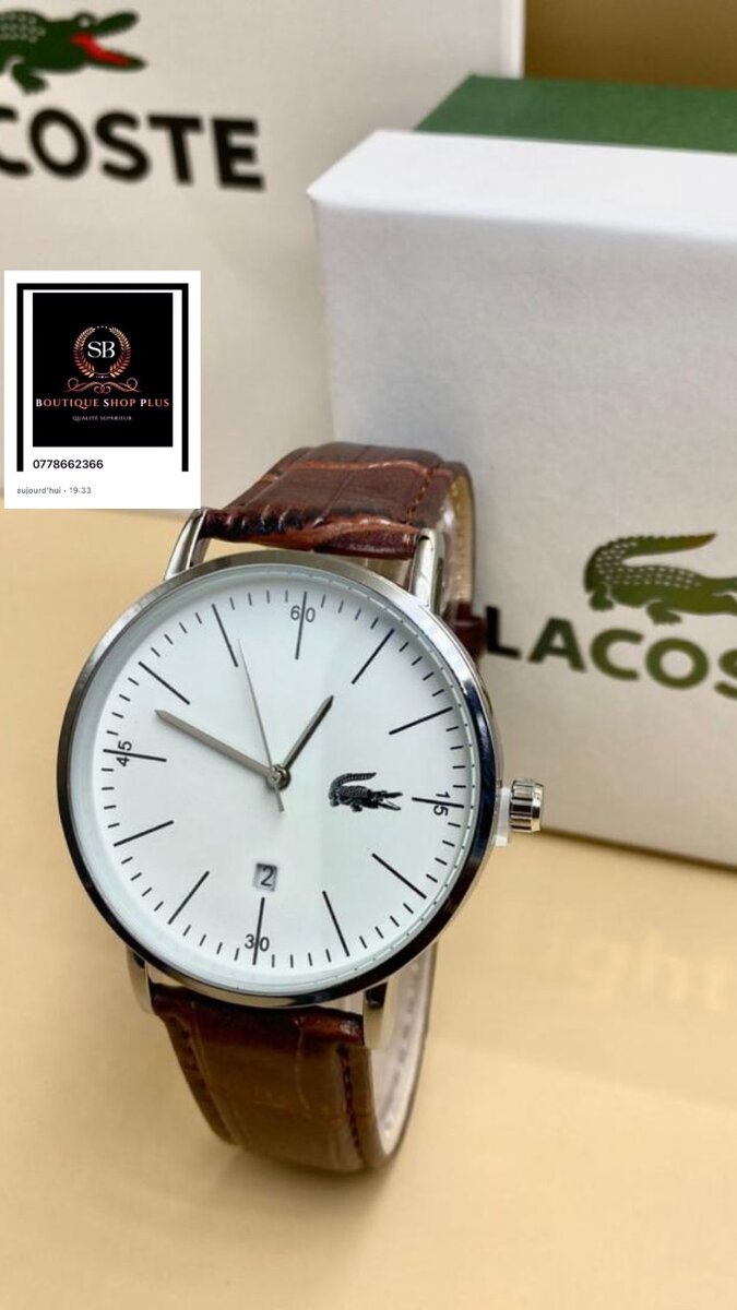 Montre classique homme Lacoste