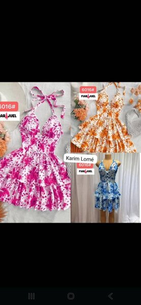 Robe d'été à volants