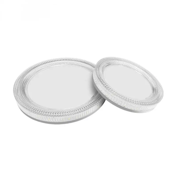 Ampoule Rond en Verre Sculpté