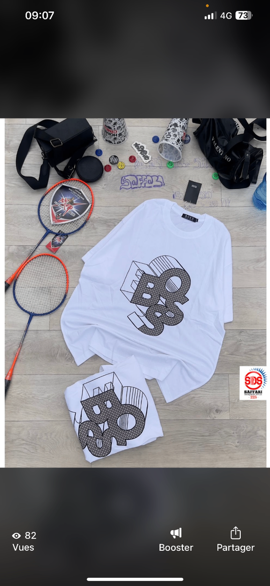 T-shirt de marque tendance