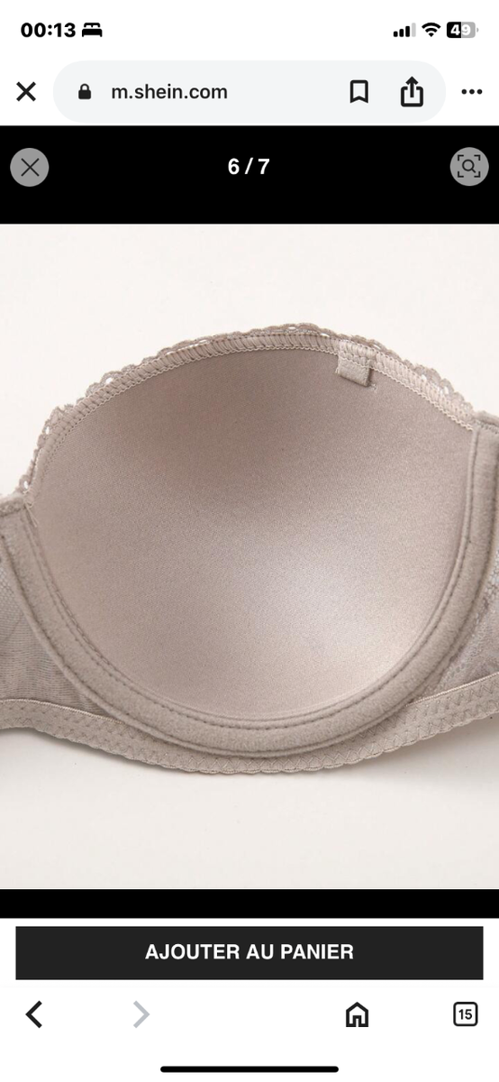 Soutien-gorge en dentelle élégante