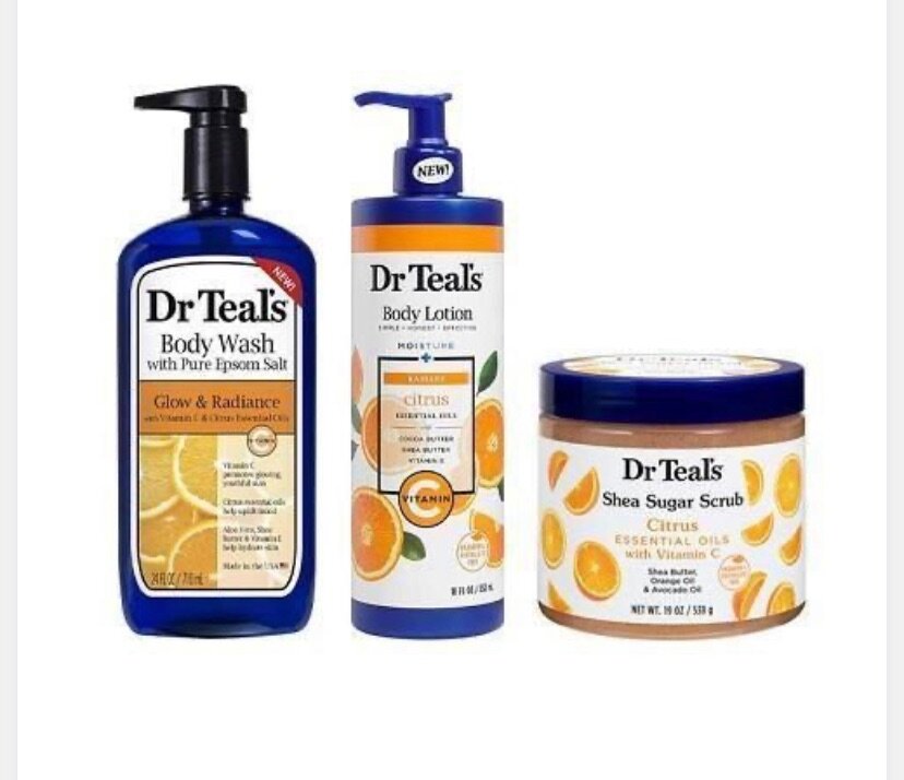 Dr Teals skincare set