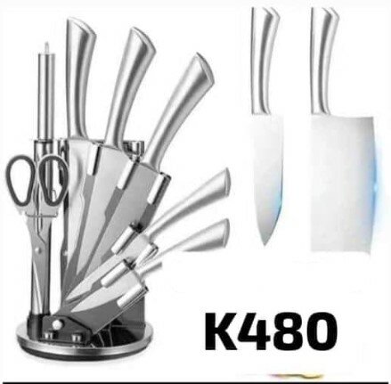 Set of knives for cooking