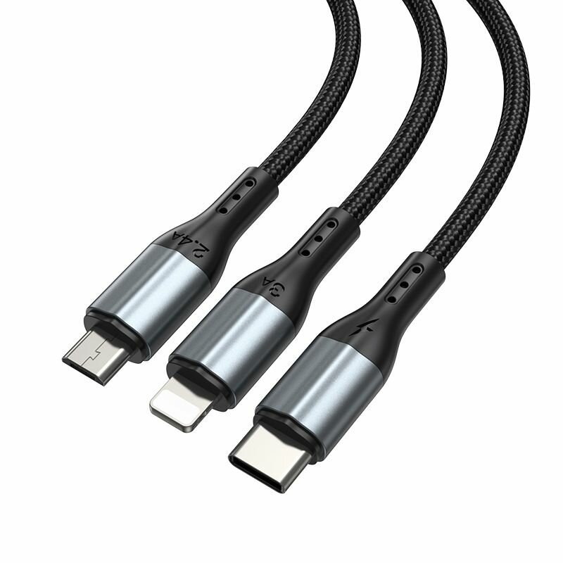 Câble USB 3 en 1
