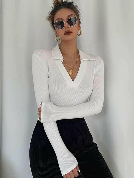 Chic Tops à Manches Longues