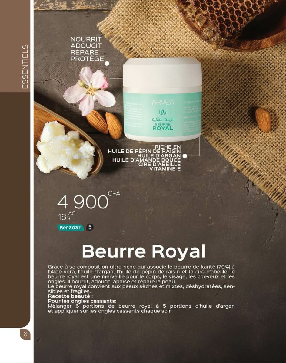 Beurre Corporel Royal Arvea