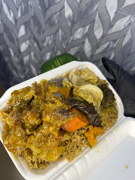 Délicieux plat de riz savoureux