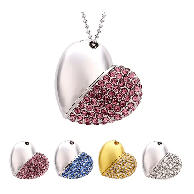 Clé USB en format coeur