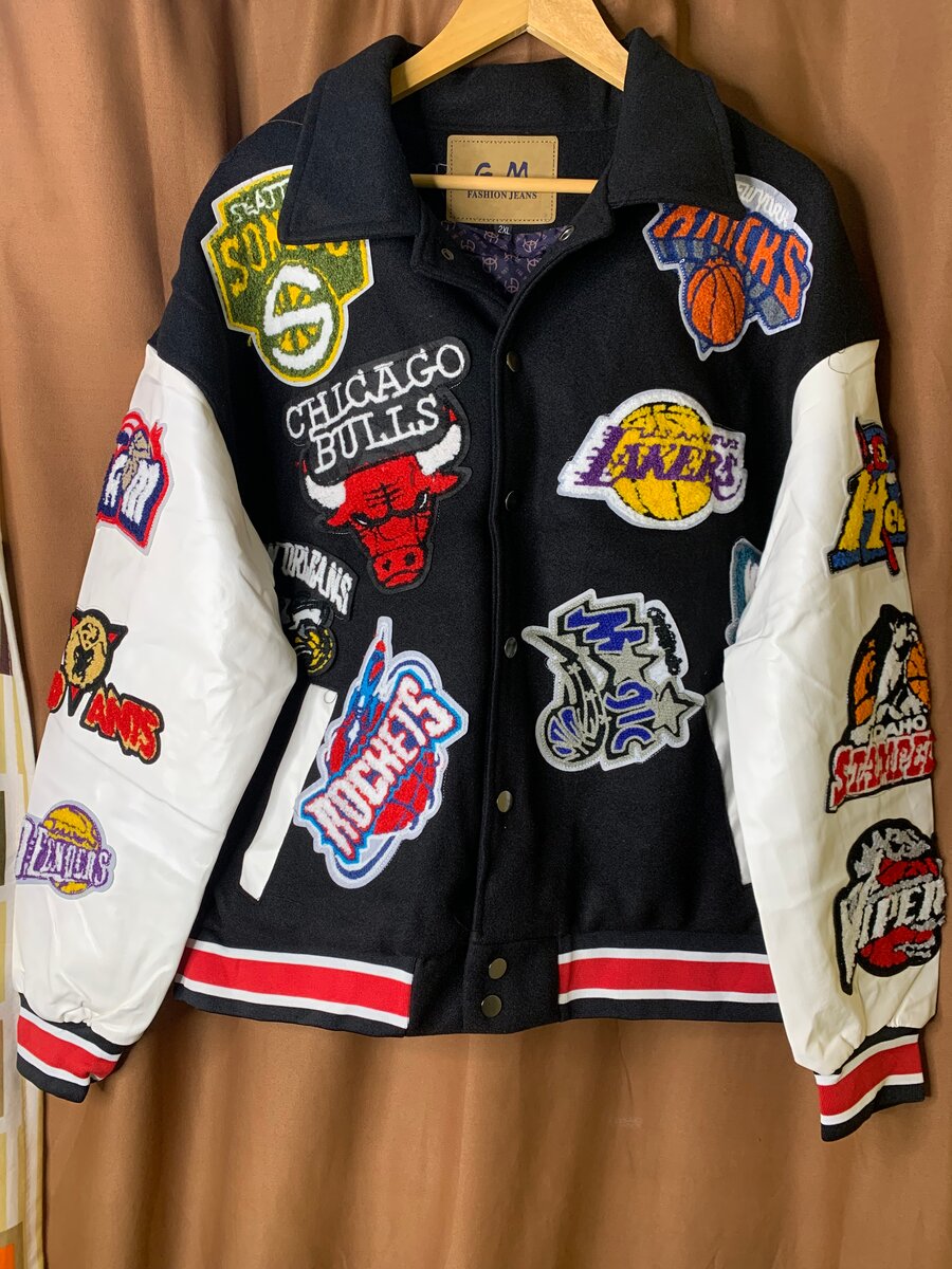 Veste Baseball NBA Patchwork