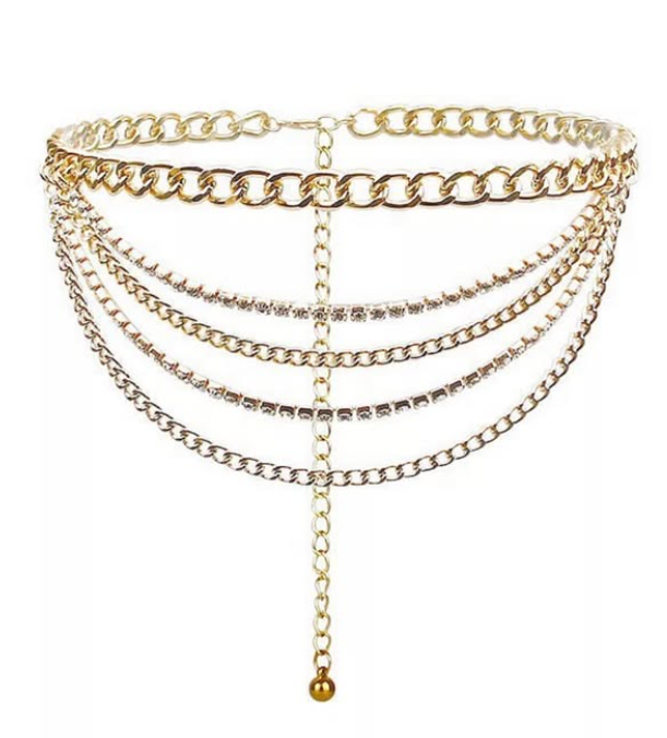 Multilayer Waist chain/bel
