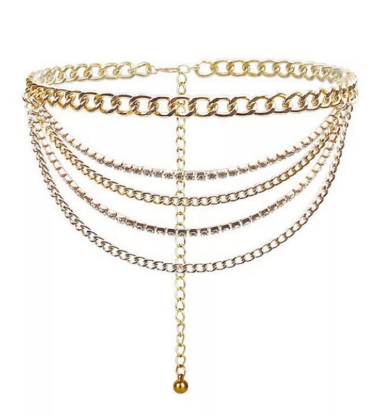 Multilayer Waist chain/bel