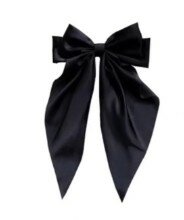 Hair bow black
