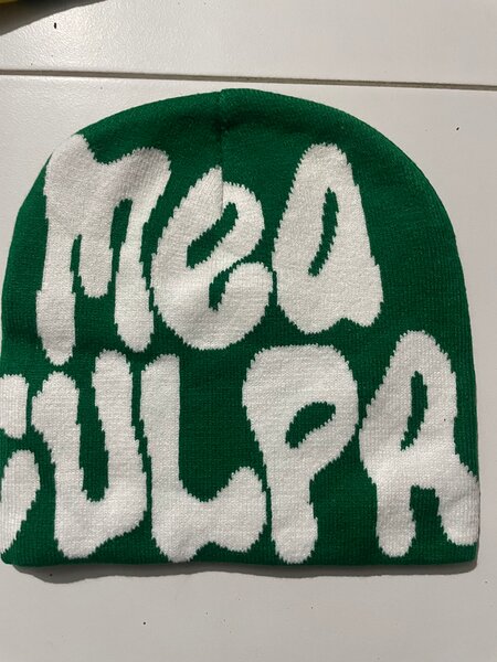 Bonnet Vert "Mea Culpa"